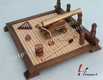 Ancient naval gun gun scene model kit