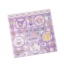 Genuine Sanrio Sticker Book Wonderful Daily Sticker Book Coloring Notebook DIY Stickers Decoration Notebook Stickers Girls Students Cute Cartoon Girls Children Coloring Stickers Book Creative Students