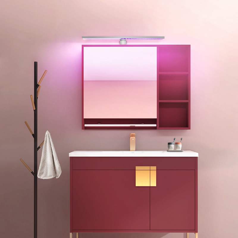 Cosmetic lamp Antibacterial lamp LED Mirror lamp Bathroom toilet wall lamp mirror cabinet dedicated punch mirror lamp