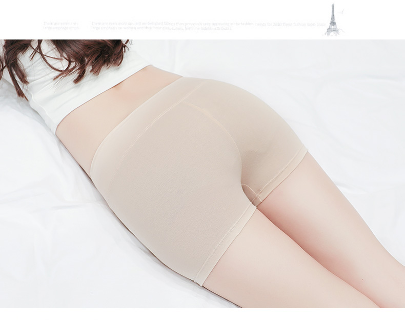 Chống ánh sáng an toàn quần nữ mùa hè bông cao eo kích thước lớn bên trong và bên ngoài mặc không- cán quần boxer đáy quần short bảo hiểm quần sooc nữ cạp cao