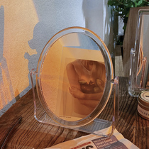 Internet celebrity ins style acrylic mirror makeup mirror desktop desktop household small dressing table student dormitory portable