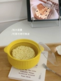 Ins ins wind ceramic с двойным ухом мгновенная миска с лапшой со студентами общежития с высокой стоимостью, большим овощным салатом с большой мощностью большой