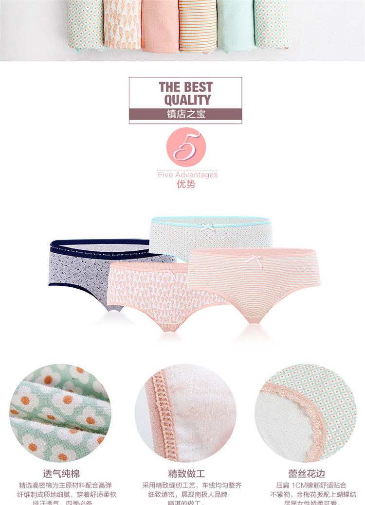 Slip jeunesse simple en coton - Ref 669099 Image 7