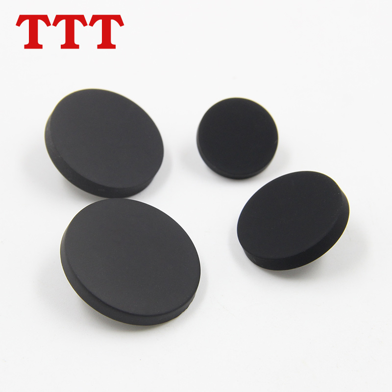 Black Plane Round 100 hitch button Metal Frosted Male metal frosted male and female Grand coat Windcoat Jacket Decoration Upmarket Buttons