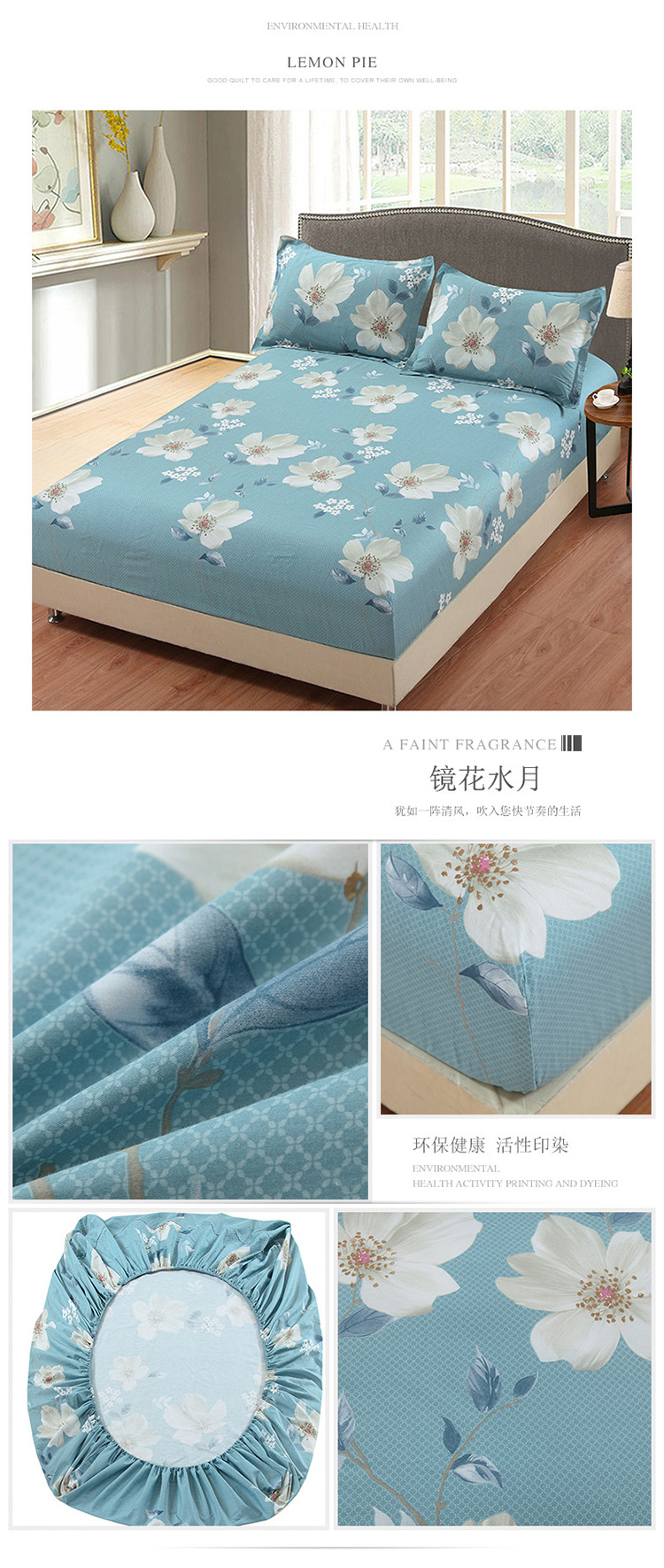 Tùy chỉnh giường bông, mảnh duy nhất 100% cotton 1.8 m Simmons bảo vệ bìa non-slip mỏng nâu pad giường bìa tùy chỉnh