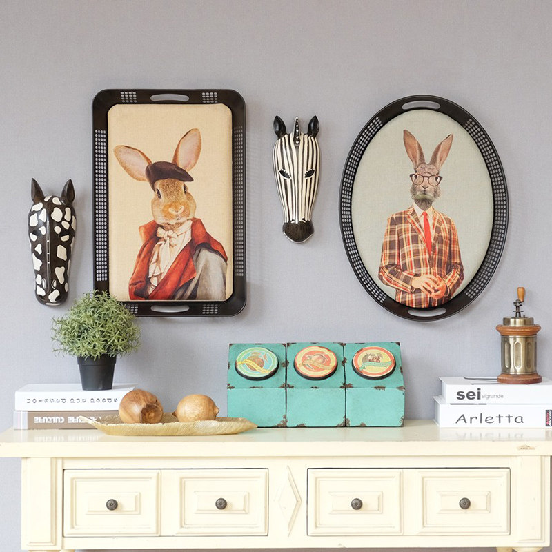 American Wall Personalized Household Living Room Creative Animal Decoration Wall Wall Handling Wall Decoration