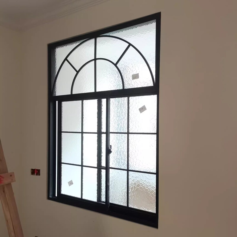 New Model (in Stock) Sliding Window, French-Style Glass Window, Indoor Bedroom and Living Room Window, Wrought Iron Window, French-Style Window, Trendy Window