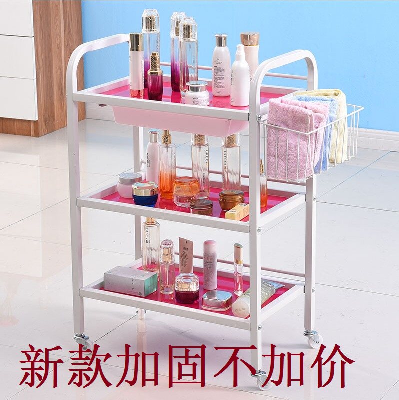 Beauty Salon Special Instruments Small Racks couriers Beauty trolleys Home shelve US A caravan embroidered embroidered caravan
