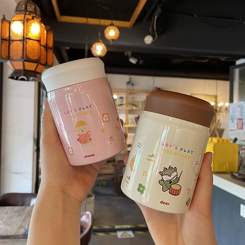 Маленький термос, детский ланч-бокс, портативная детская измерительная кружка