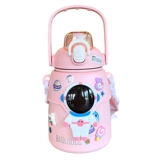 Космонавт, высокий высококачественный стакан из нержавеющей стали, детская милая сумка через плечо со стаканом