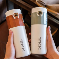 Mia Insulation Cup Lady High Face Value Bullet Button Straight Drinking Cup Student 316 Stainless Steel Upscale Mug Minima