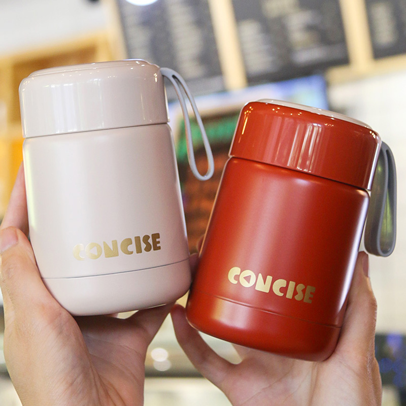 ins Hayuqing Limited Creative 304 Stainless Steel Warm Cup Steam Cup Student Warm Cup