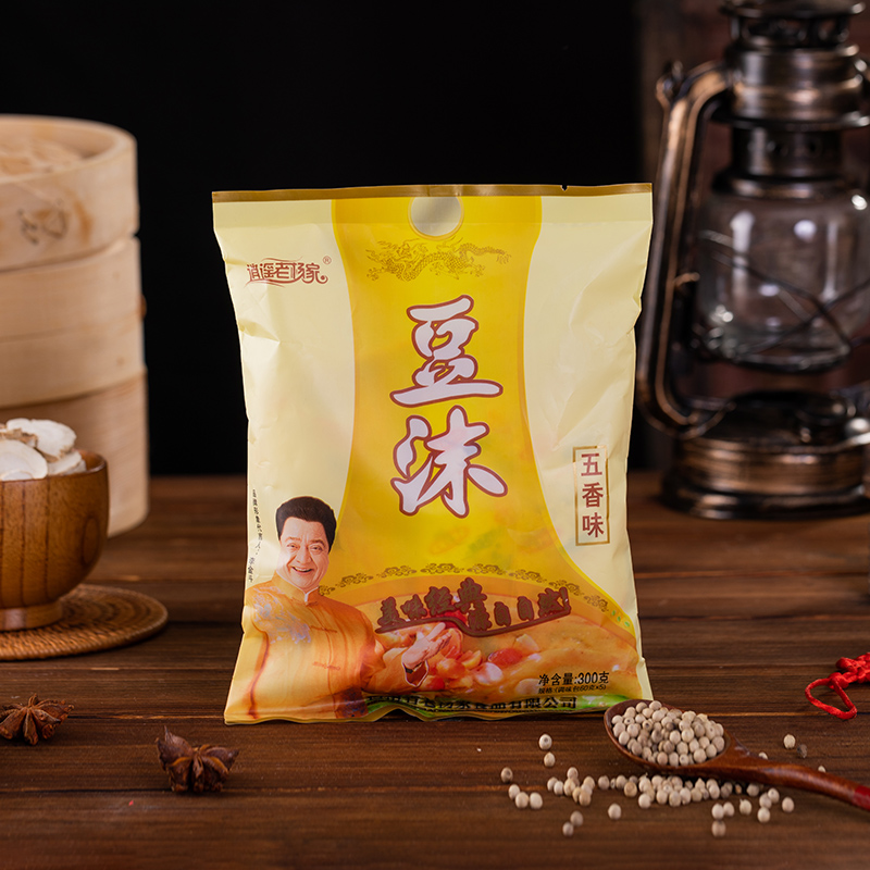 Henan Teater Carefree Old Yangjia Five Scented Bean Foam Powder Quick Food Convenient Soup breakfast material 300 gr