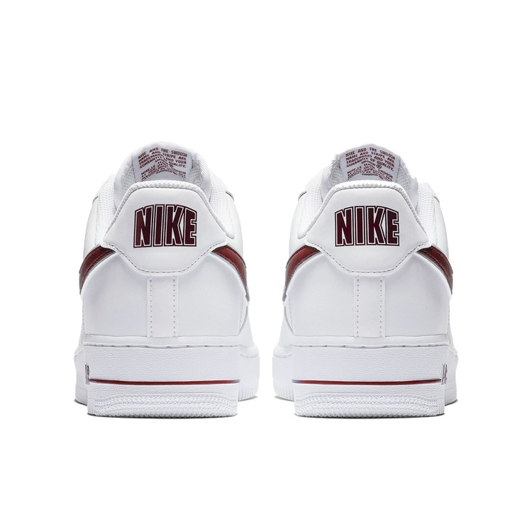 Nike Nike Air Force 1 AF1 Air Force số 1 Trắng xanh Trắng Đỏ Đen Móc đôi giày đôi AO2423 - Dép / giày thường