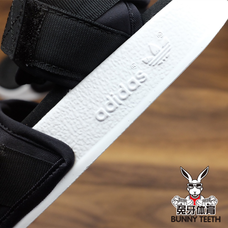 Adidas clover ADILETTE bãi biển Velcro dép thể thao S75380 S75381 S75382 dép quai hậu