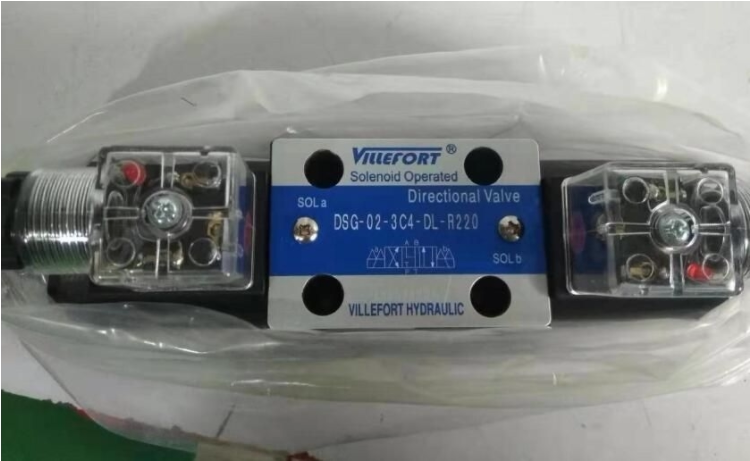 VILLEFORT电磁阀DSG-02-3C6 2B2 2B3-DL/LW-A110 D24 A220 R220
