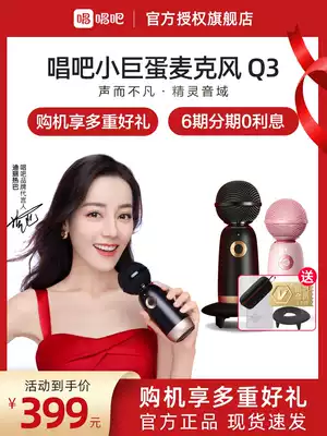 Sing bar wizard microphone Q3 K song treasure microphone audio integrated wireless Bluetooth song artifact G2 star live KTV TV National Home children's toys small dome double chorus