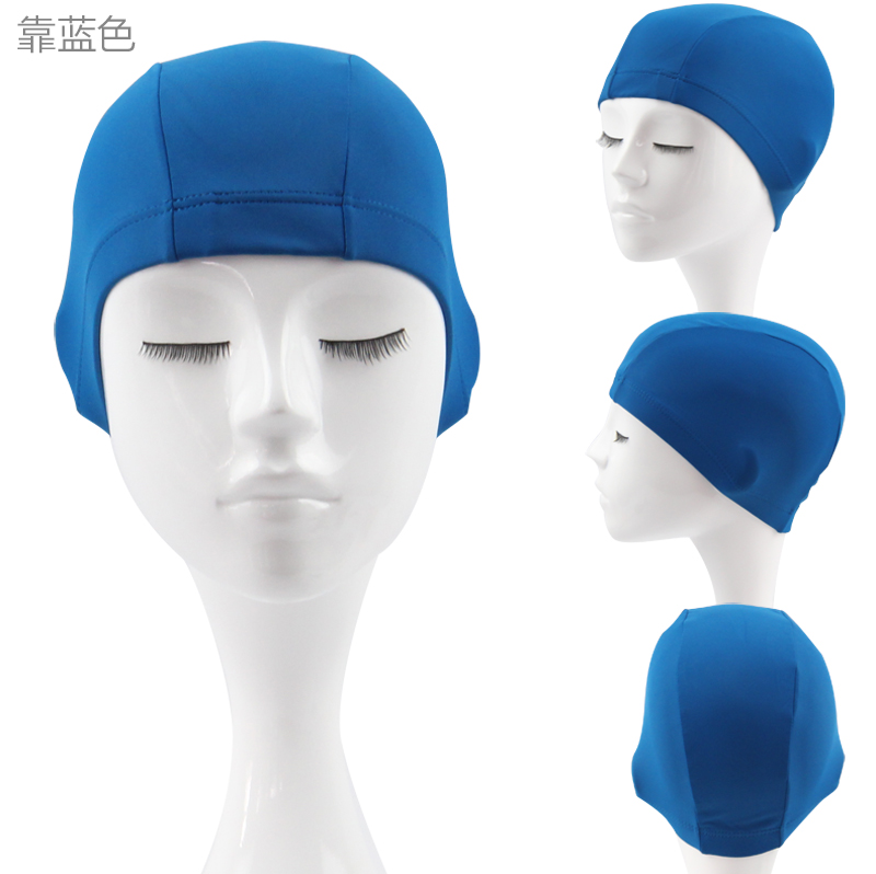 Mũ bơi nhiều màu nylon làm tăng độ đàn hồi cho nam và tóc dài mũ bơi lining