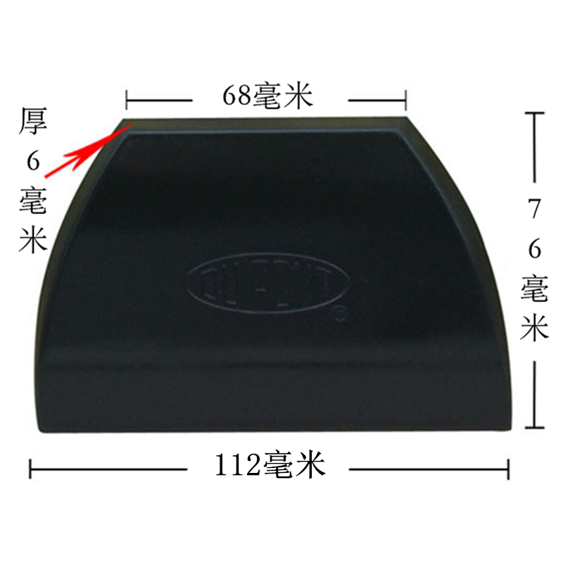 Car atomic gray rubber scraper Sheet metal gray rubber scraper Batch soil blade eye filling gray putty knife Paint accessories