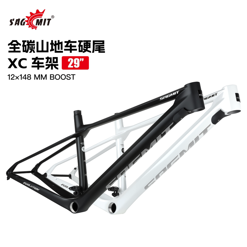 Sagmit/Platinum Mountain Bike Carbon Fiber Frame Internal Cable Routing Ultra-Light 27.5/ 29inch Hardtail Dub Sagmit/Platinum Mountain Bike Carbon Fiber Frame Internal Cable Routing Ultra-Light 27.5/ 29inch Hardtail Dub