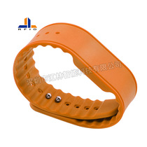 Jianglin nfc wristband factory direct NTAG 213 RFID scenic area commemorative bump Iron buckle silicone wrist strap