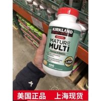 Шанхайское пятно непосредственно приобрело Kirkland Cokkland 50+ среднего и пожилых композитных витаминных минералов 400 капсулы