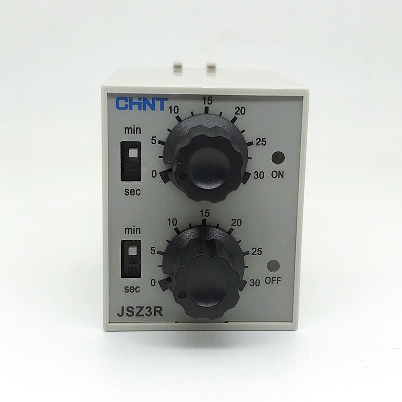 The Zhengtai dual cycle time relay delays 220v adjustable electrical power outage JSZ3R10 seconds 6S-60 min st3p