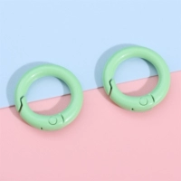 2# Зеленая трава | Сплав, окрашенный распылением, разноцветный, круглой формы, около 20 мм, 2 шт.