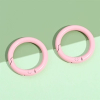 ❥Хит продаж, модель 3# светло-розового цвета | цветная аэрозольная краска из сплава круглая форма около 30 мм 2 шт.