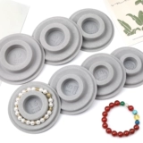 Стенд, дизайнерское ювелирное украшение, браслет из бисера из грецкого ореха ручной работы, бусины, DIY