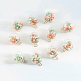 Стеклянный прорезыватель, маленькая подвеска, аксессуар, серьги, аксессуары ручной работы, ручка, «сделай сам»