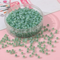 Стеклянный, кошачий глаз, имитация льда, 4mm, 1mm