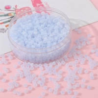 «Модель продаваемости» 1# Ice Blue | Cat-Eye Ice Glass 4 мм, диаметр пор около 1 мм, около 150 кусочков