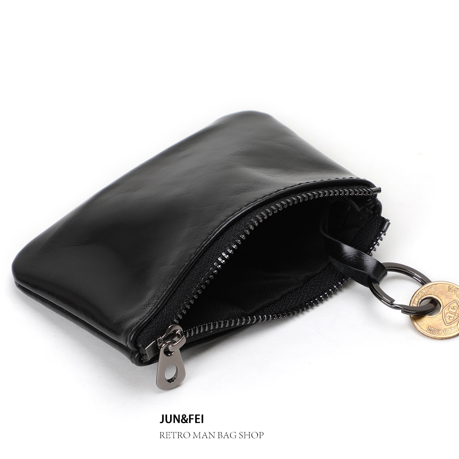 xmyb cow leather zero money key bag men genuine leather approx. bag lady mini ultra-thin coin card bag