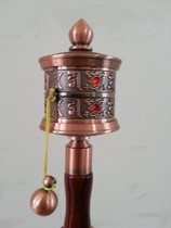 Hand-shake transfer wheel double layer transfer through the cylinder lotus master curator for home pendulum the Buddha handicraft small number