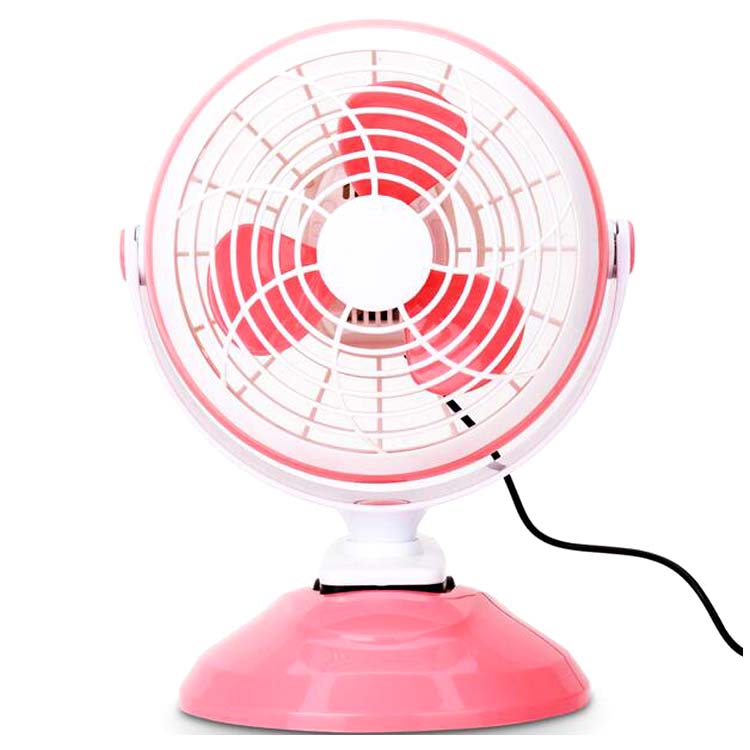 Deli 3680 usb mini fan máy tính ngoại vi văn phòng nhà thời trang thuận tiện 360 độ 4 inch xoay