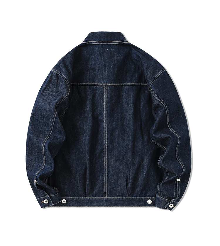 Shawn Yue Marke Dunkelblau Denim Frühling Und Herbst Casual herren Jacke Arbeitskleidung Trendy Top_voghion.com