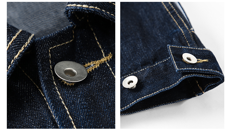 Shawn Yue Marke Dunkelblau Denim Frühling Und Herbst Casual herren Jacke Arbeitskleidung Trendy Top_voghion.com