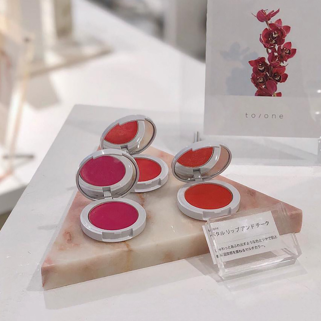 Japan To One Natural Organic Monochrome Lip Cheek Cream Blush Lipstick Lipstick Dual-use Cream 3g