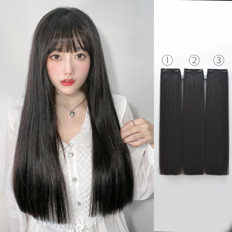 Aife wig hair triple hair increase in fluffy summer patch long hair straight hair