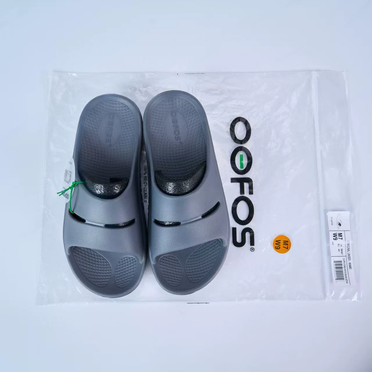 Несъёмные/ударопрочные сандалии OOFOS для отдыха, тапочки