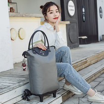  Ladder wheel shopping cart for the elderly grocery bag lightweight folding trolley shopping bag trolley car short trip bag