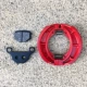 Xe máy Qianjiang chạy miễn phí QJ125-19-6G QJ150-11B má phanh trước và sau đĩa phanh phụ kiện phanh trống - Pad phanh