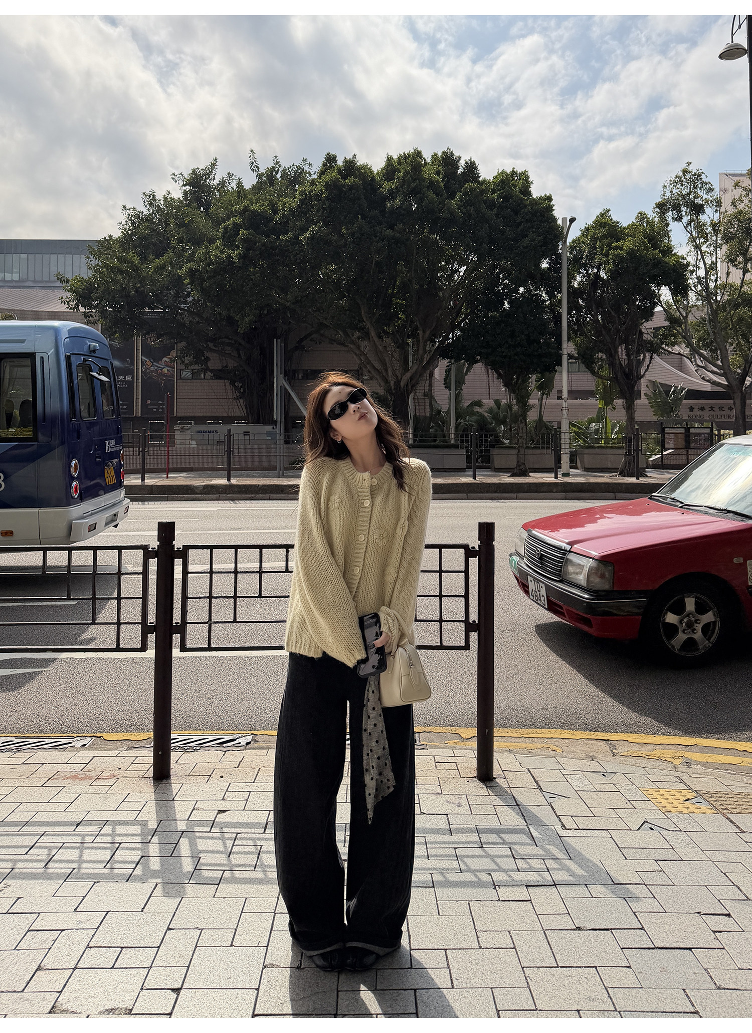 LelyMooch оригинальный дизайн винтажные черно-серые полосатые прямые широкие брюки женские свободные универсальные джинсы