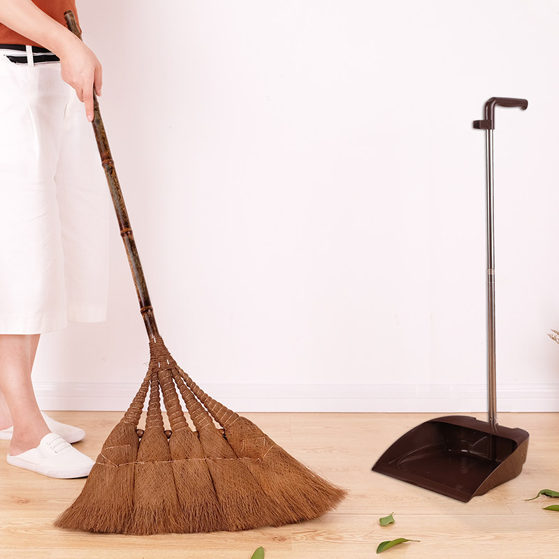 Sweep dustpan suit household single thickening large sweep broomstick sweep the floor tile warehouse of the living room