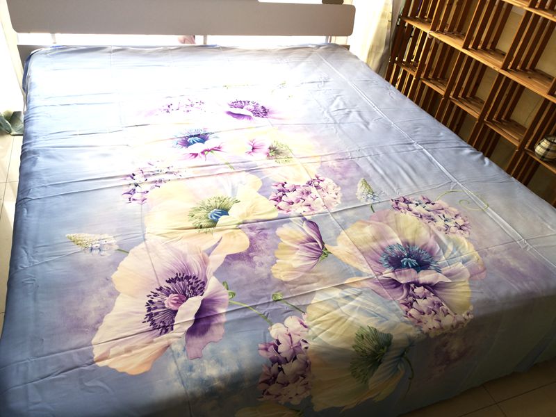 60 sản phẩm mùa hè mới mềm mịn tencel đôi tấm ga trải giường sát tấm lớn 1,6 kg tấm trải giường