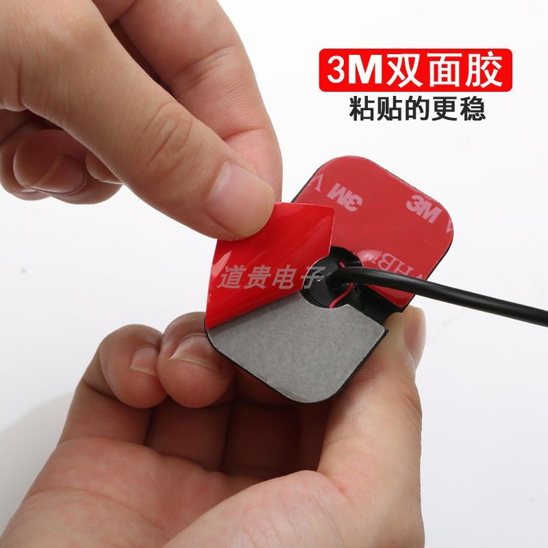 Led/Infrared Self-Sensing Left and Right Blind Spot Ultra-Clear Camera Monitor, Waterproof, No-Drill Installation, Universal