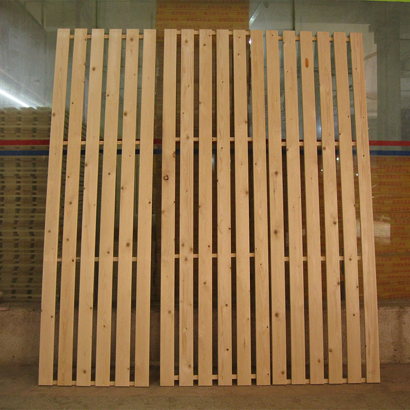 3 Folding Bed Lamini Single Row Skeleton 1 5 m 1 8m Pine Wood Slats Solid Wood Hard Bed Plate 1 6cm Thickness