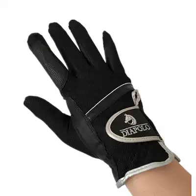 Summer ultra-thin equestrian gloves riding gloves racing gloves children adult Knight gloves