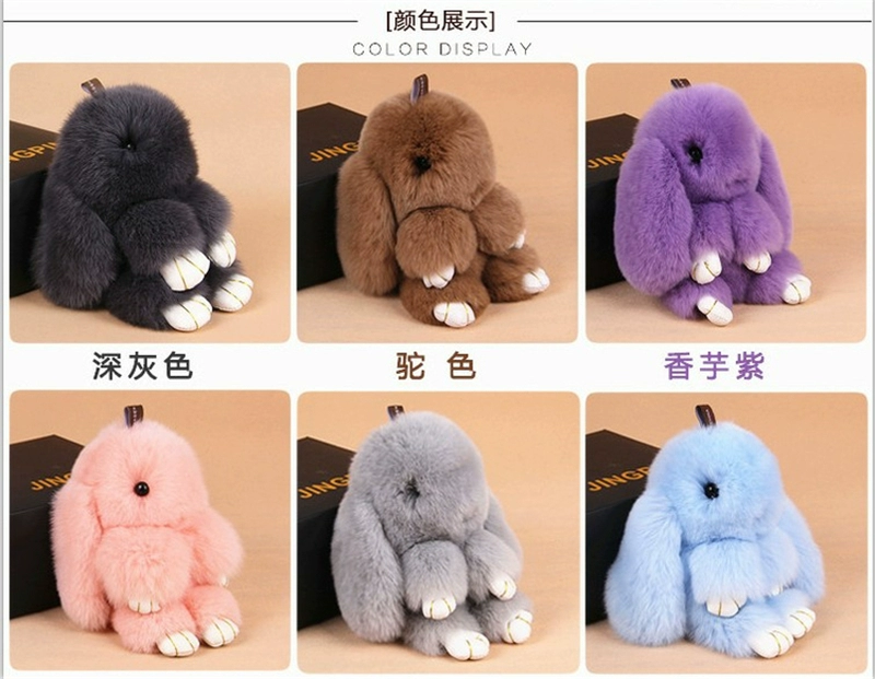 Mini Rex thỏ búp bê sang trọng chơi chết đáng yêu sạc kho báu 10.000 mA phụ nữ phim hoạt hình với một điện thoại di động Meng - Ngân hàng điện thoại di động